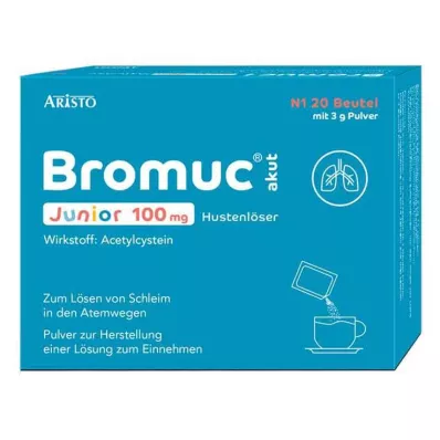 Bromuc akut Junior 100 mg Hustenlöser , 20 St Bromuc akut Junior 100 mg Hustenlöser , 20 St