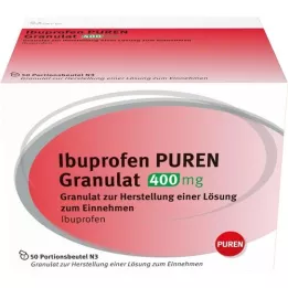 IBUPROFEN PUREN Granulat 400 mg z.Her.e.Lsg.z.Ein., 50 St