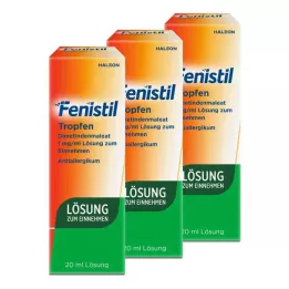FENISTIL Tropfen, 3X20 ml