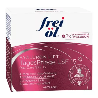 Frei Öl Anti-Age Hyaluron Lift Tagespflege LSF 15, 50 ml Frei Öl Anti-Age Hyaluron Lift Tagespflege LSF 15, 50 ml