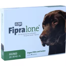 FIPRALONE 268 mg Lsg.z.Auftropf.f.große Hunde, 4 St
