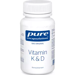 PURE ENCAPSULATIONS Vitamin K &amp; D Kapseln, 60 St