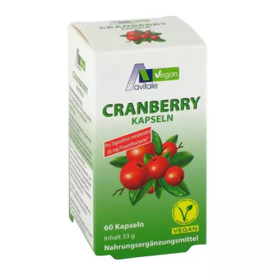 Cranberry Vegan Kapseln 400 mg, 60 St Cranberry Vegan Kapseln 400 mg, 60 St
