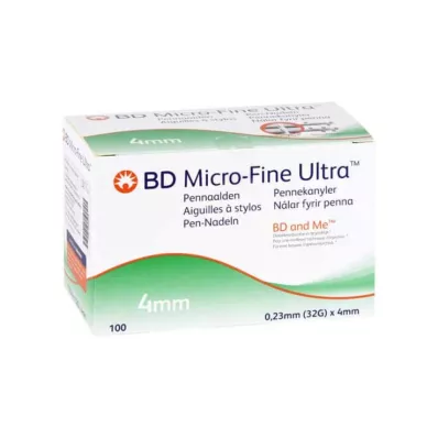 BD Micro-Fine Ultra Pen-Nadeln 0,23x4 mm, 100 St BD Micro-Fine Ultra Pen-Nadeln 0,23x4 mm, 100 St