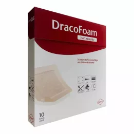 DRACOFOAM Haft sensitiv Schaumst.Wund.5x5 cm, 10 St