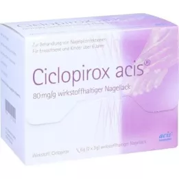 CICLOPIROX acis 80 mg/g wirkstoffhalt.Nagellack, 6 g
