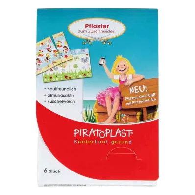 Piratoplast Mädchen Pflasterzuschnitt 6x10 cm (6 stk) Piratoplast Mädchen Pflasterzuschnitt 6x10 cm (6 stk)