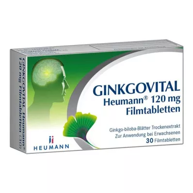 GINKGOVITAL Heumann 120 mg Filmtabletten, 30 St GINKGOVITAL Heumann 120 mg Filmtabletten, 30 St