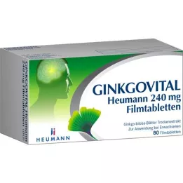 GINKGOVITAL Heumann 240 mg Filmtabletten, 80 St