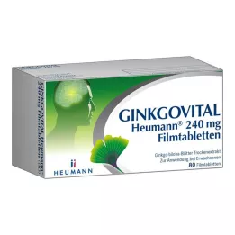 GINKGOVITAL Heumann 240 mg Filmtabletten, 80 St