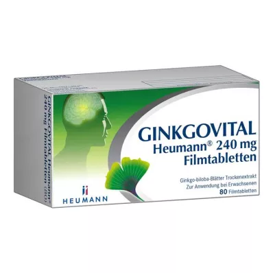 GINKGOVITAL Heumann 240 mg Filmtabletten, 80 St