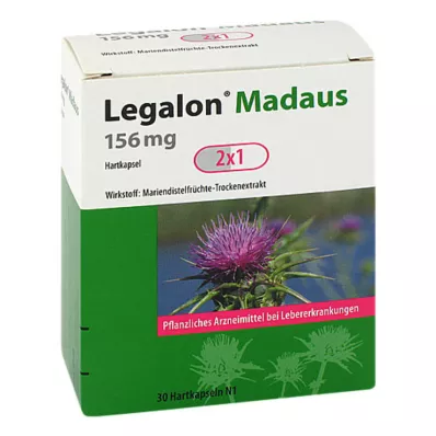 Legalon Madaus 156 mg Hartkapseln, 30 St Legalon Madaus 156 mg Hartkapseln, 30 St