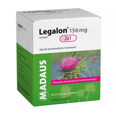 LEGALON Madaus 156 mg Hartkapseln, 60 St
