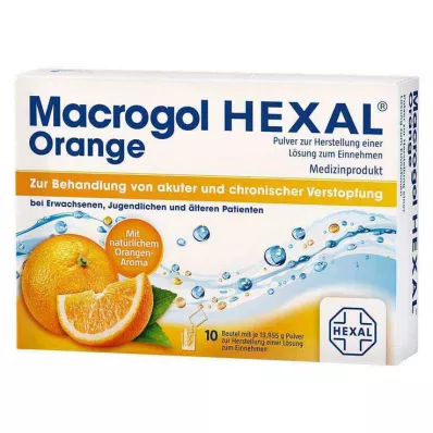 MACROGOL HEXAL Orange Plv.z.Her.e.Lsg.z.Einn.Btl., 10 St