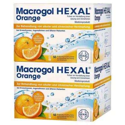 MACROGOL HEXAL Orange Plv.z.Her.e.Lsg.z.Einn.Btl., 100 St