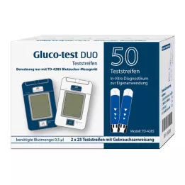 GLUCO TEST DUO Teststreifen, 50 St
