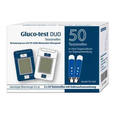 GLUCO TEST DUO Teststreifen, 50 St GLUCO TEST DUO Teststreifen, 50 St