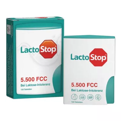 LACTOSTOP 5.500 FCC Tabletten Klickspender, 120 St