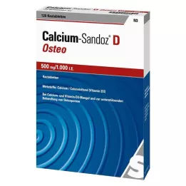 CALCIUM SANDOZ D Osteo 500 mg/1.000 I.E. Kautabl., 120 St