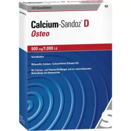 CALCIUM SANDOZ D Osteo 500 mg/1.000 I.E. Kautabl., 120 St