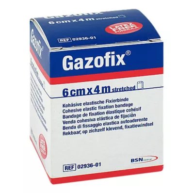 Gazofix Fixierbinde kohäsiv 6 cmx4 m, 1 St Gazofix Fixierbinde kohäsiv 6 cmx4 m, 1 St
