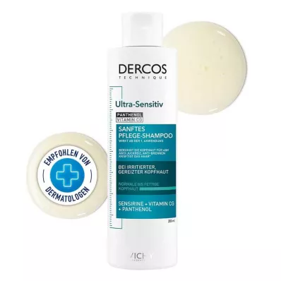 VICHY DERCOS ultra-sensitiv Shampoo fett.Kopfhaut, 200 ml VICHY DERCOS ultra-sensitiv Shampoo fett.Kopfhaut, 200 ml