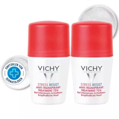 Vichy Deo Roll-on Stress Resist 72h (2x50 ml)