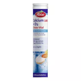 ABTEI Calcium 1000+D3 Osteo Vital Brausetabletten, 15 St