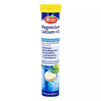 ABTEI Magnesium Calcium+D3 Brausetabletten, 15 St