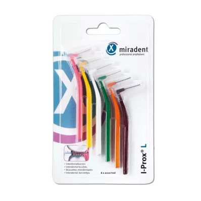 Miradent Interdentalbürste I-Prox L sortiert, 6 St Miradent Interdentalbürste I-Prox L sortiert, 6 St