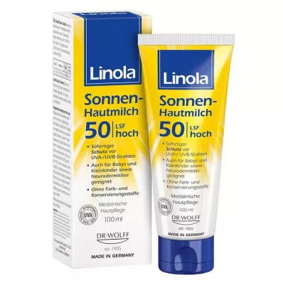 LINOLA Sonnen-Hautmilch LSF 50, 100 ml