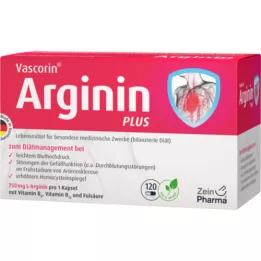 VASCORIN Arginin Plus Kapseln, 120 St