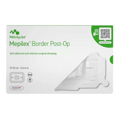 Mepilex Border Post-Op Schaumverband haftend 9x10 cm, 10 St