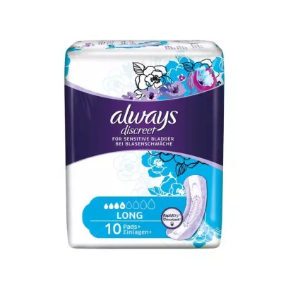 ALWAYS discreet Inkontinenz Einl.long, 10 St