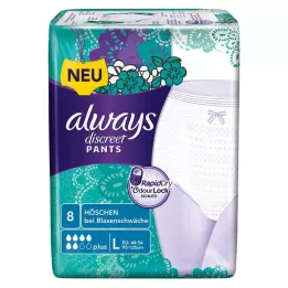 ALWAYS discreet Inkontinenz Pants plus L, 8 St