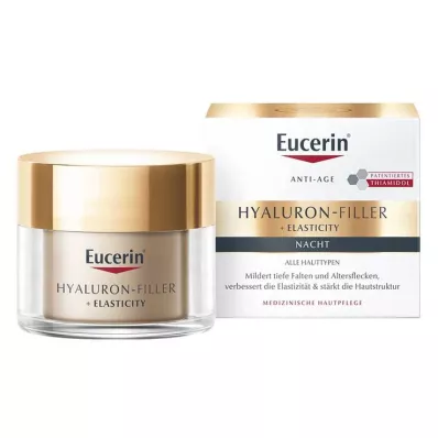 Eucerin Anti-Age Hyaluron Filler + Elasticity Nachtcreme, 50 ml