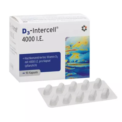 D3-INTERCELL 4.000 I.E. Kapseln, 90 St