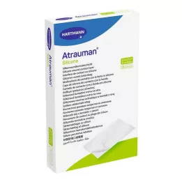 ATRAUMAN Silicone steril 5x7 cm Kompressen, 10 St
