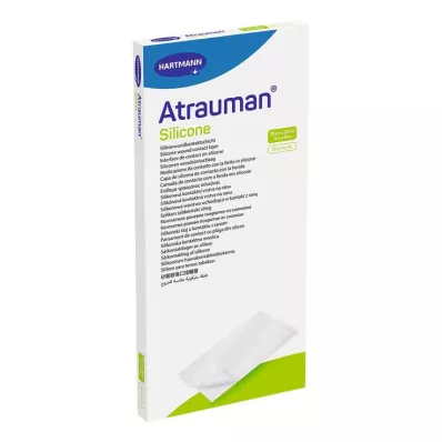 ATRAUMAN Silicone steril 10x20 cm Kompressen, 10 St