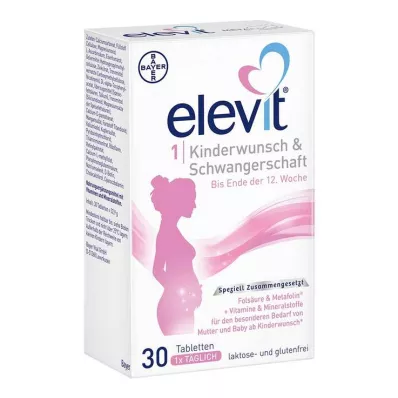 ELEVIT 1 Kinderwunsch & Schwangerschaft Tabletten, 30 St ELEVIT 1 Kinderwunsch & Schwangerschaft Tabletten, 30 St