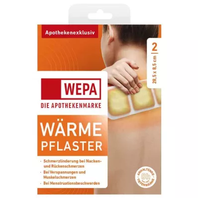 Wärmepflaster Nacken / Rücken 8,5x28,5 cm Wepa, 2 St