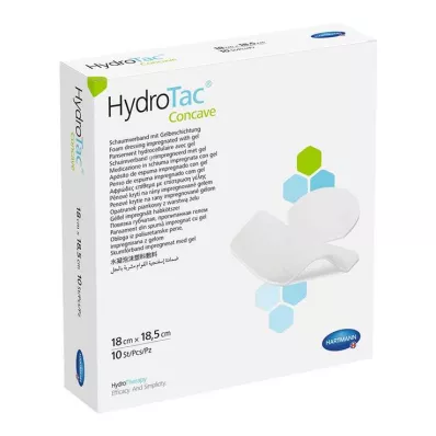 Hydrotac concave Schaumverband 18x18,5 cm, 10 St