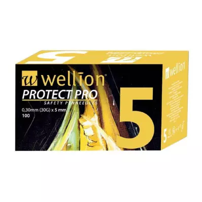 Wellion Protect Pro Safety Pen-Needles 30 G 5 mm, 100 St