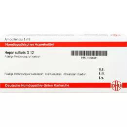 HEPAR SULFURIS D 12 Ampullen, 8X1 ml