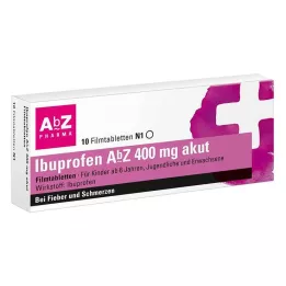 IBUPROFEN AbZ 400 mg akut Filmtabletten, 10 St