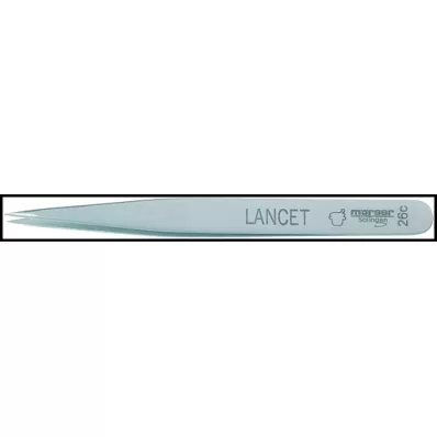 MÖRSER Splitterpinzette Lancet Topinox rostfr.26C, 1 St