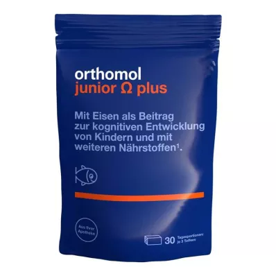 Orthomol Junior Omega plus Kaudragees, 90 St