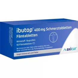 IBUTOP 400 mg Schmerztabletten Filmtabletten, 50 St