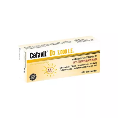 Cefavit D3 7.000 I.E. Filmtabletten, 100 St Cefavit D3 7.000 I.E. Filmtabletten, 100 St