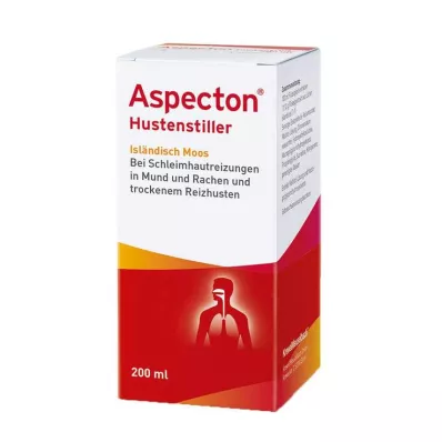 Aspecton Hustenstiller Isländisch Moos Saft, 200 ml Aspecton Hustenstiller Isländisch Moos Saft, 200 ml